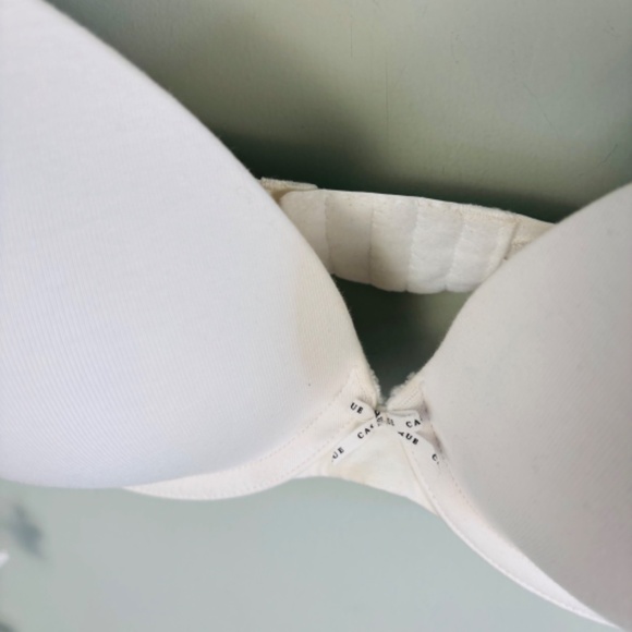 Lane Bryant Cotton Boost Plunge Bra Size 38DDD - Picture 3 of 5